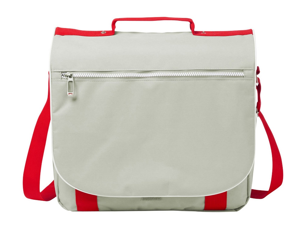 Сумка на плечо York, серый/красный