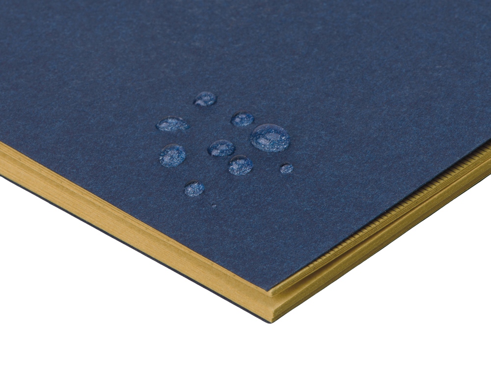 Блокнот Monet, гибкая обложка A5 из моющегося крафта, 32 листа, темно-синий