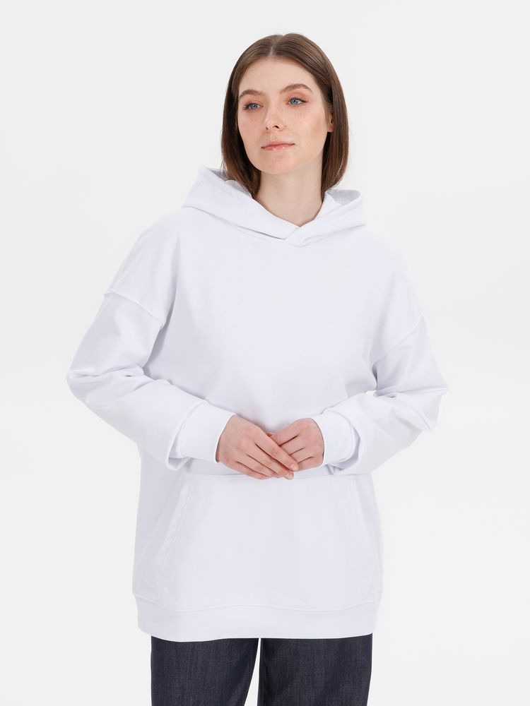 Худи оверсайз унисекс Outshine, белое, размер M/L