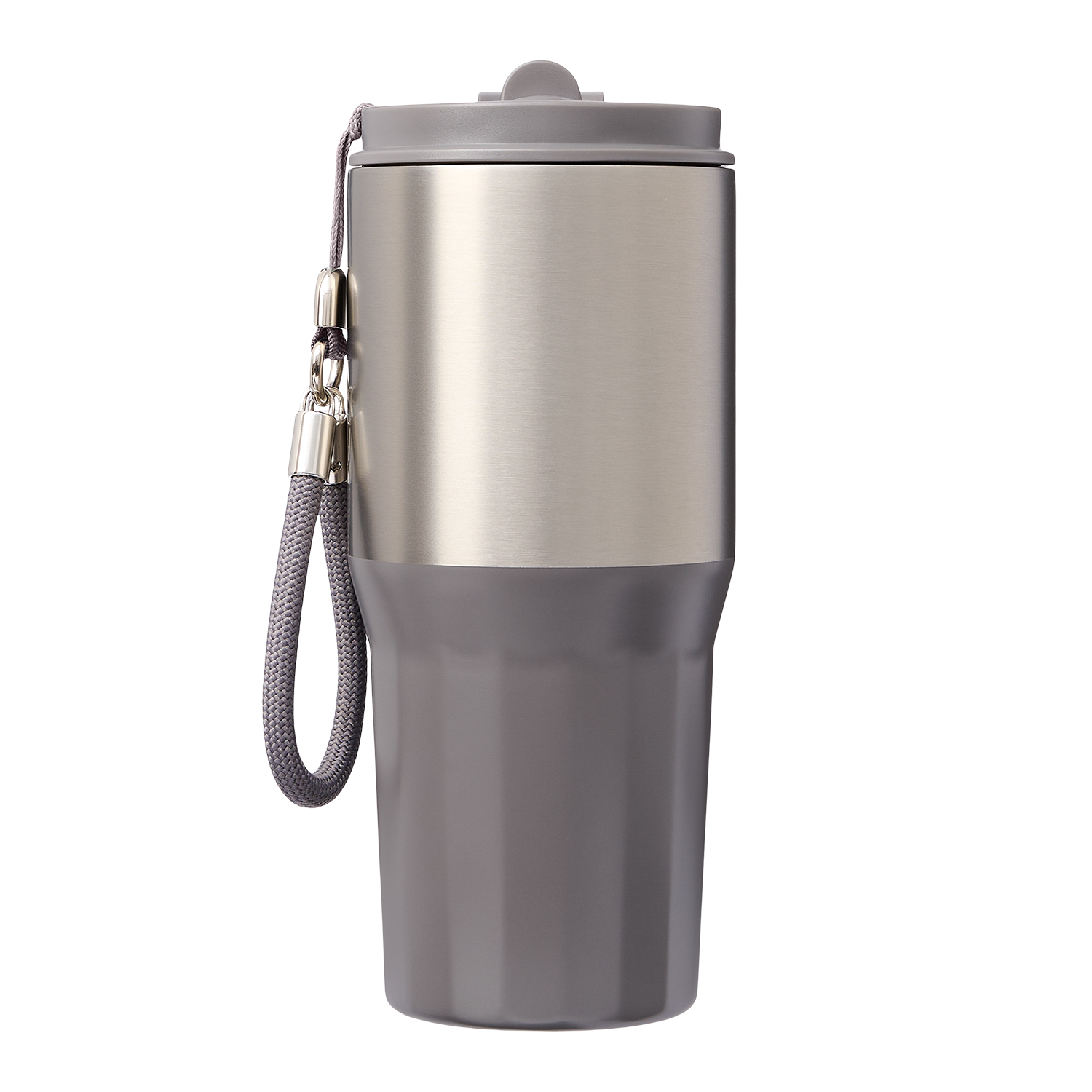 Термокружка вакуумная Авеню (Avenue), серая