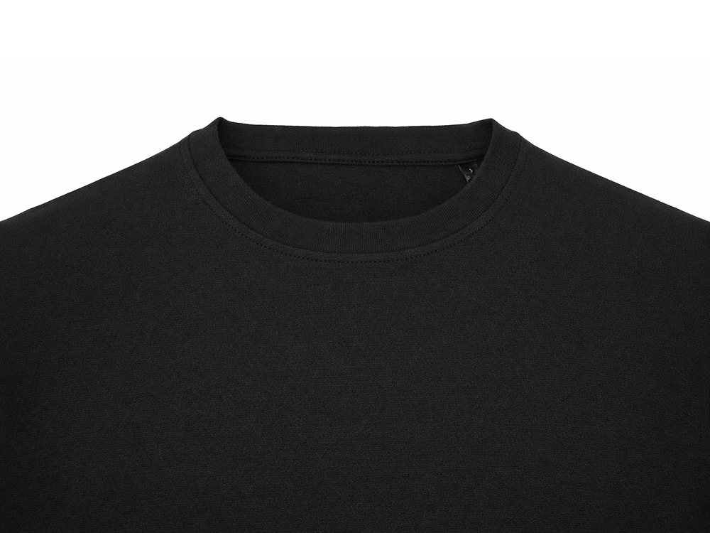 Футболка Kyoto из джерси 180 г/м2 с пич отделкой, унисекс, черный