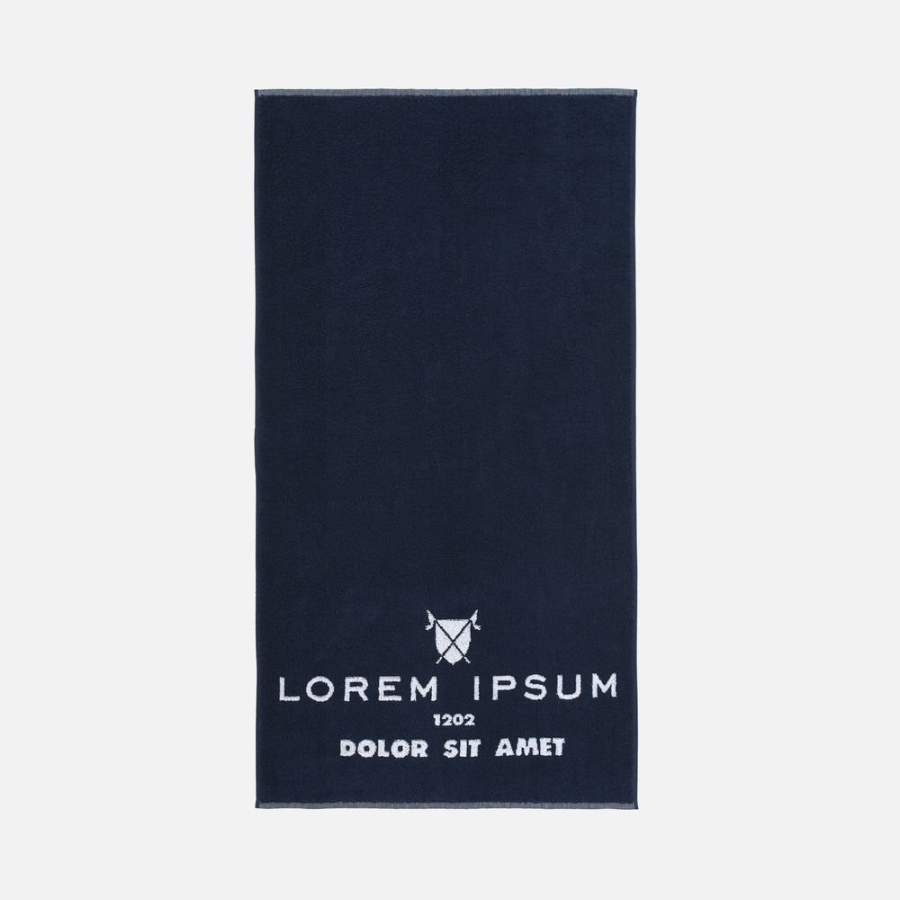 Полотенце на заказ Surpass с пестротканым логотипом фото на сайте Print Logo.