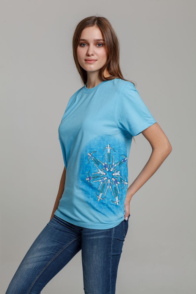 Футболка «Вместе и вовремя» — пример нанесения логотипа (Принтэссенция) | Print Logo