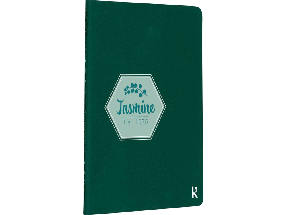 Карманная записная книжка-блокнот с мягкой обложкой Karst формата A6, листы без линования, темно-зе