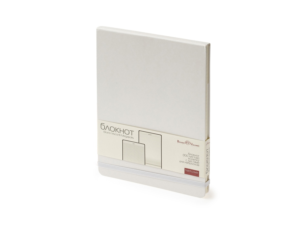Блокнот А5 Megapolis Reporter с логотипом Bruno Visconti | Print Logo