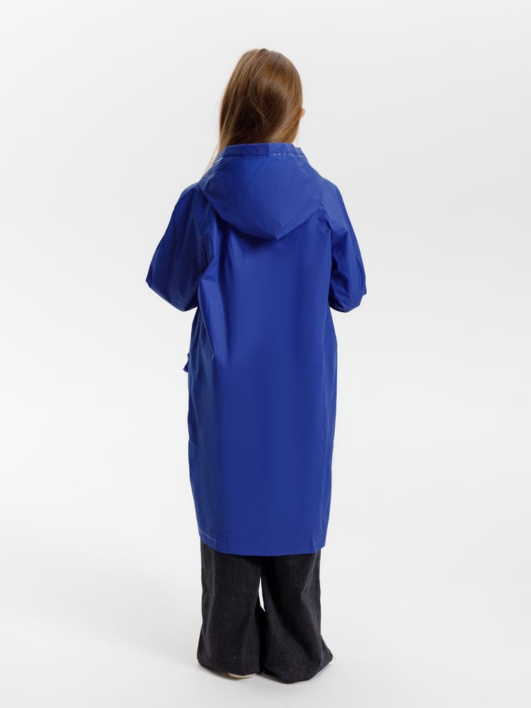 Дождевик детский RainDrop Kids, ярко-синий, 12 лет (рост 142-152)