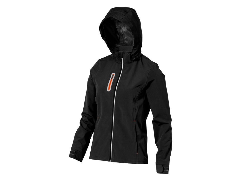 Куртка софтшел Howson женская с логотипом Elevate | Print Logo