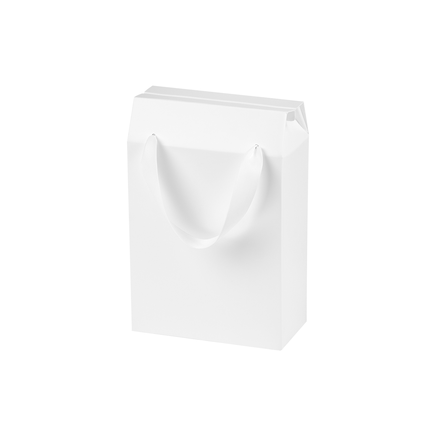 Подарочная коробка-пакет универсальная малая, белая, 186х100х277 мм с логотипом Portobello подарочная упаковка | Print Logo