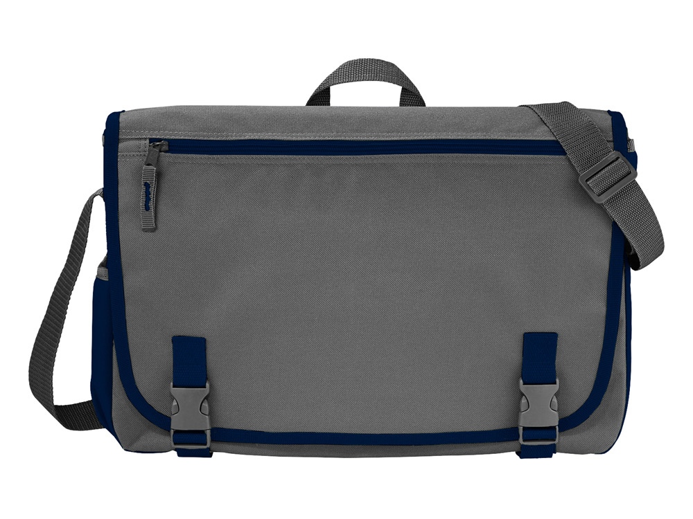 Сумка Punch для ноутбука 15,6, серый/темно-синий