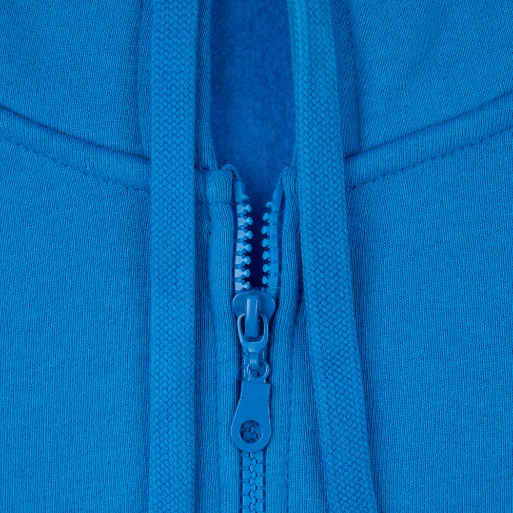 Толстовка на молнии с капюшоном Siverga Heavy 2.0, бирюзовая, размер S