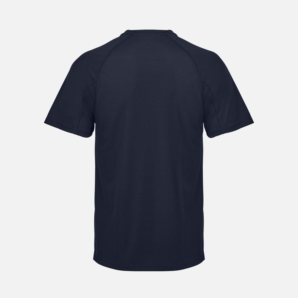 Футболка спортивная унисекс Vortex, темно-синяя, размер S