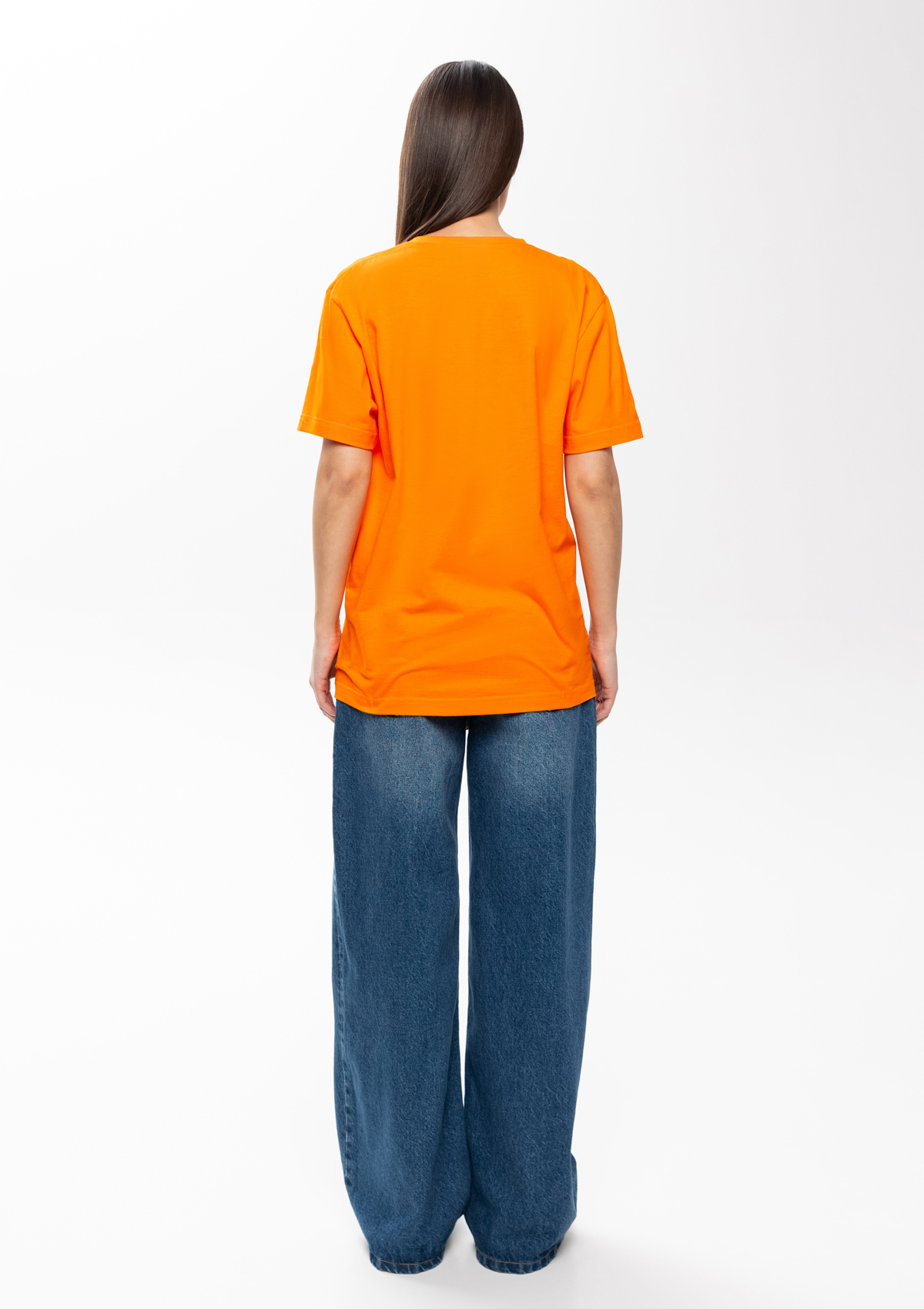 Футболка унисекс без бокового шва STAN хлопок 160, 02, Оранжевый,  (28/1)  (60-62/5XL)