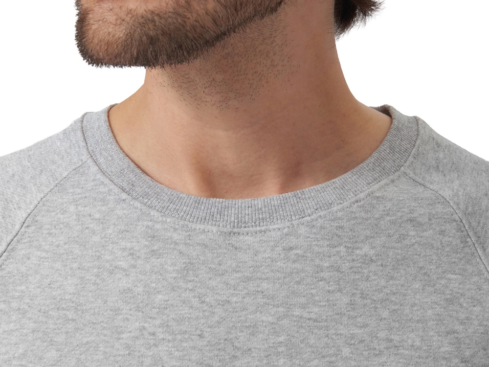 Свитшот оверсайз Paris, унисекс, серый меланж