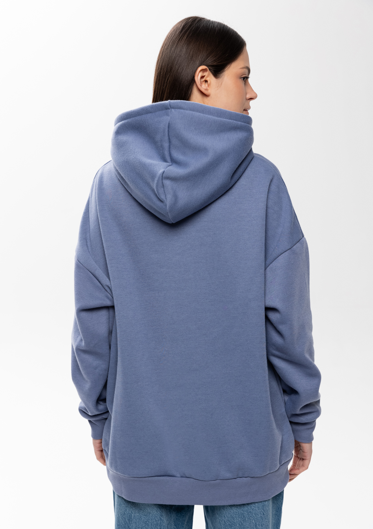 Худи унисекс STAN оверсайз интерсофт 320, 69, Серо-фиолетовый,  (74)  (56/XXXL)