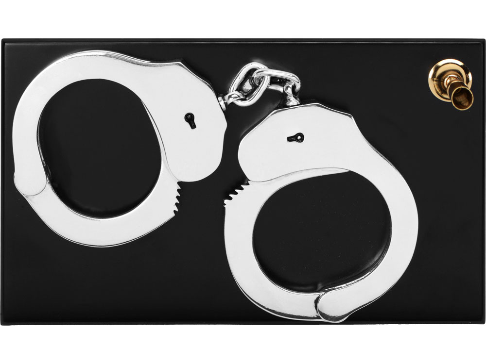 Настольный прибор Правопорядок, серебристый/черный/золотистый (Р)