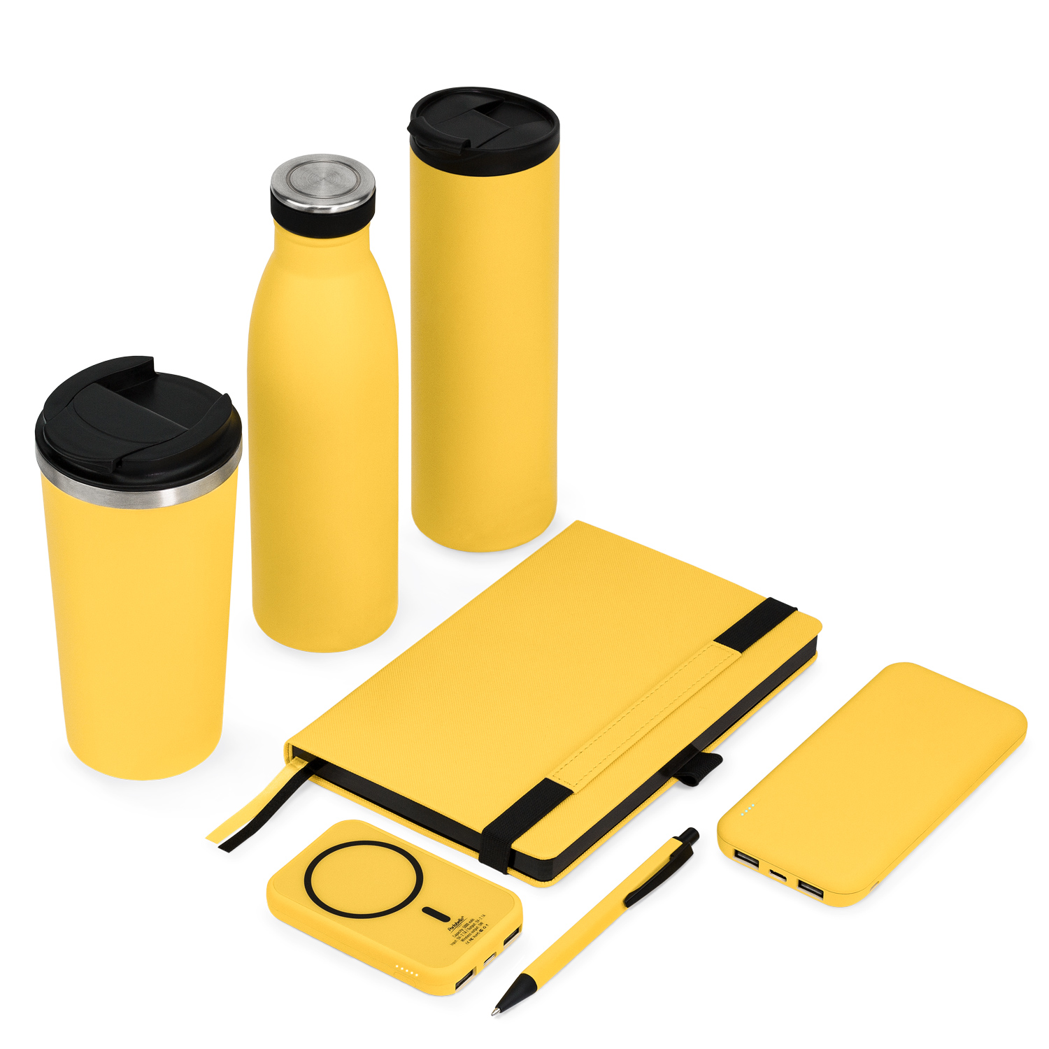 Шариковая ручка Grunge Lemoni, желтая фото на сайте Print Logo.