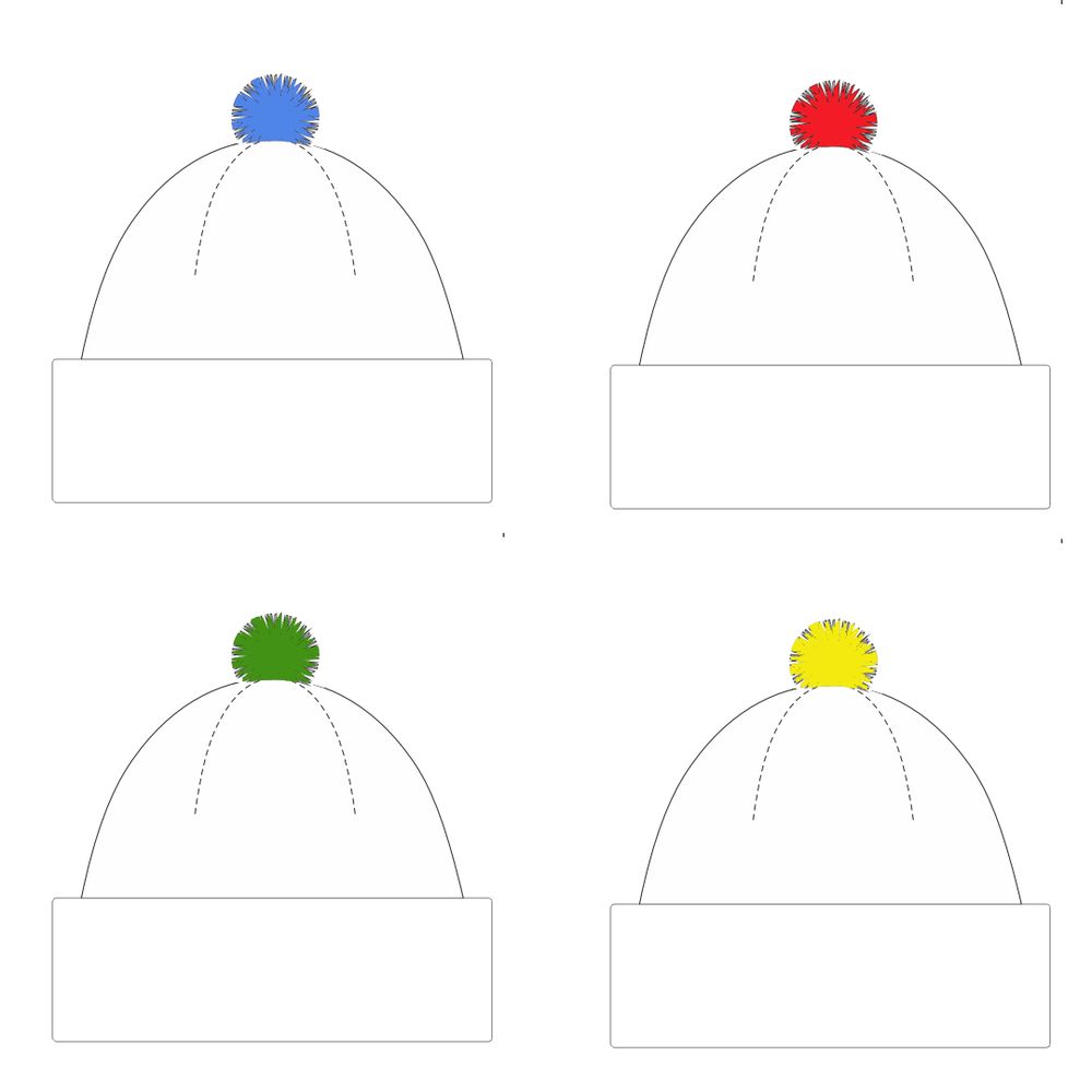 Помпон Bobble с логотипом сделано в России | Print Logo