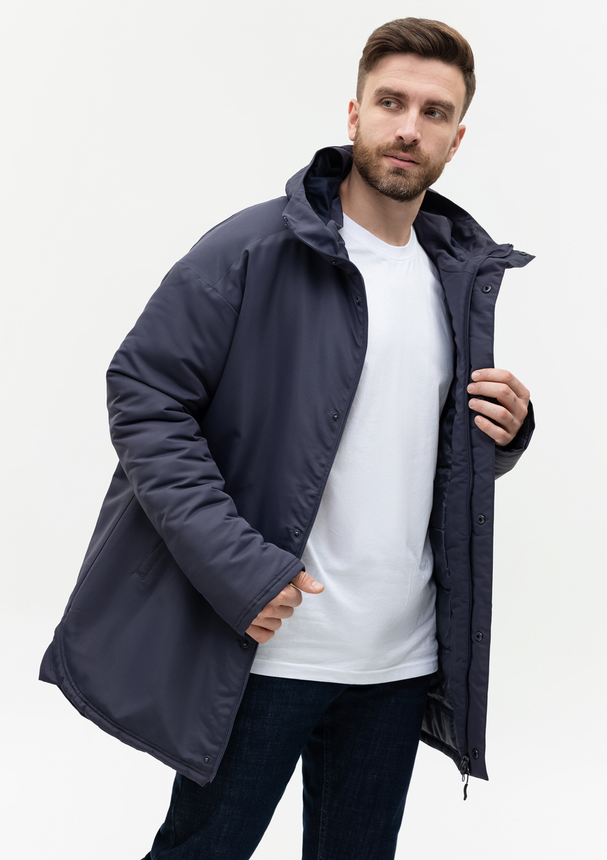 Куртка утепленная мужская STAN, 180,73, Графит,  (101)  (50/L)