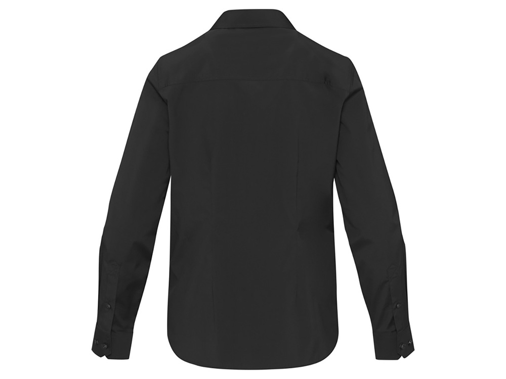 Carnelian женская рубашка из поплина - сплошной черный