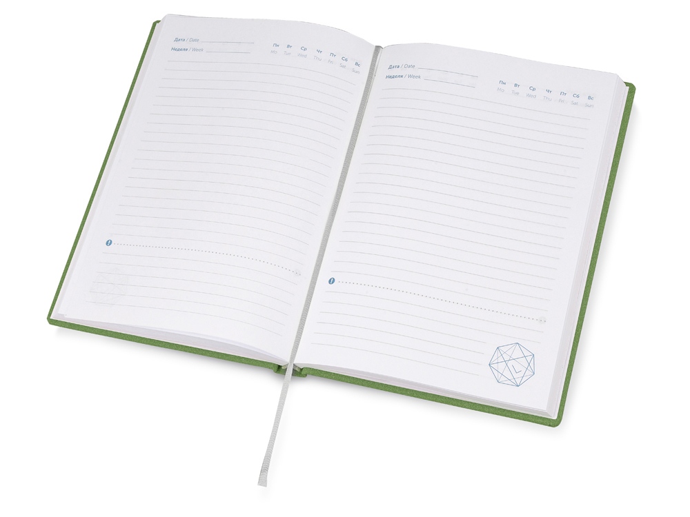 Ежедневник недатированный А5 Medley AR , зеленое яблоко