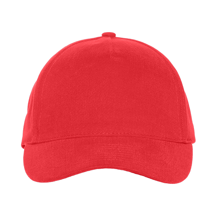 Бейсболка STAN 5 клиньев хлопок 280, 03, Красный,  (14)  (56-58)