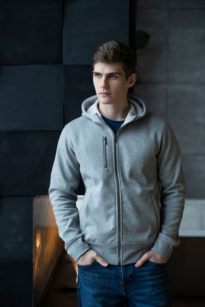 Толстовка мужская Parkwick синий меланж, размер XL