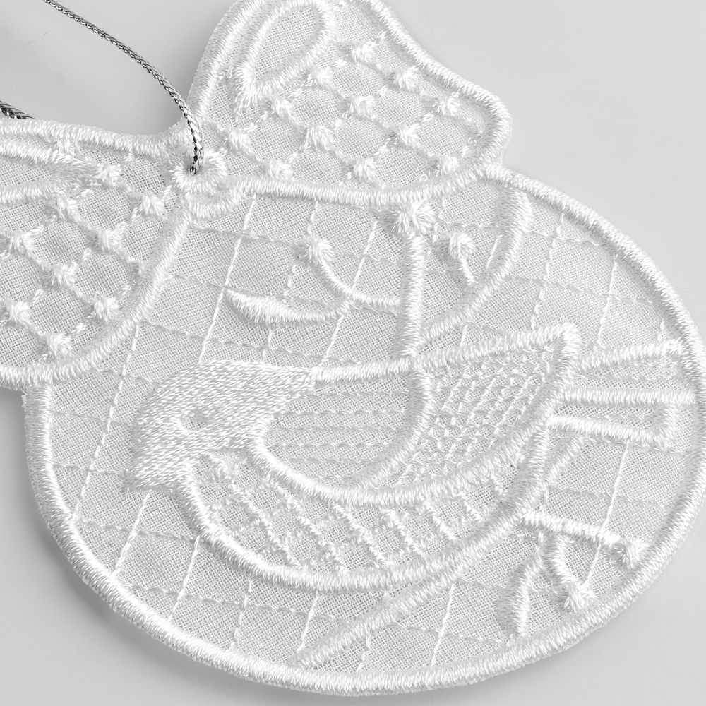 Набор подвесок «Зимние узоры» — пример нанесения логотипа (сделано в России) | Print Logo