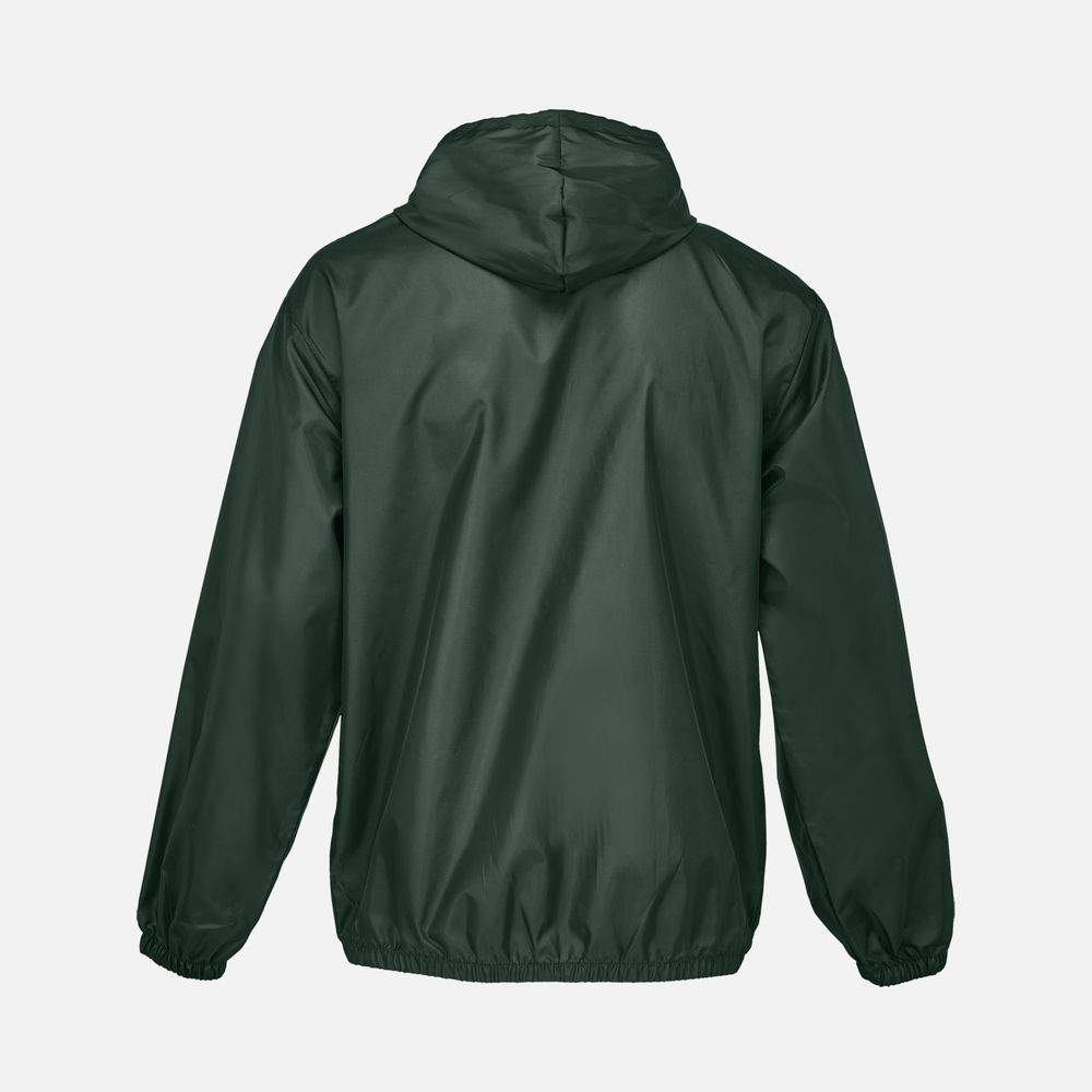 Ветровка унисекс Shield, темно-зеленая, размер L