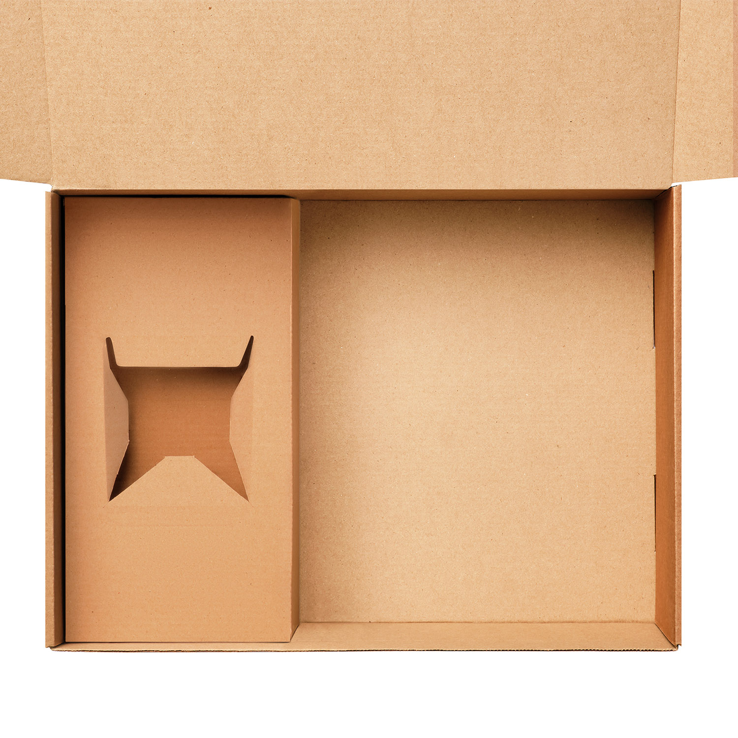 Доп. ложемент для свечи в среднюю универсальную коробку, крафт (арт. 21002.020) с логотипом Portobello подарочная упаковка | Print Logo