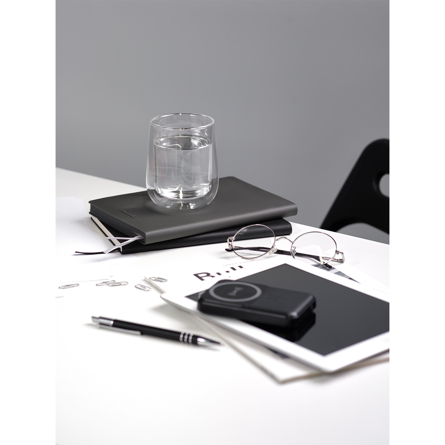 Стакан стеклянный с двойными стенками Лунго (Lungo) фото на сайте Print Logo.