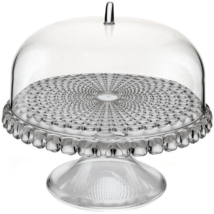 Блюдо для торта с крышкой Tiffany с логотипом Guzzini | Print Logo