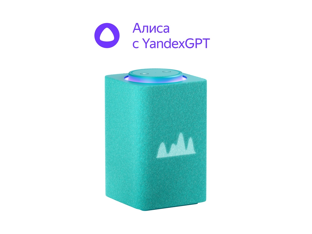Умная колонка ЯНДЕКС Станция Макс с Алисой, с Zigbee, 65 Вт с логотипом Яндекс | Print Logo