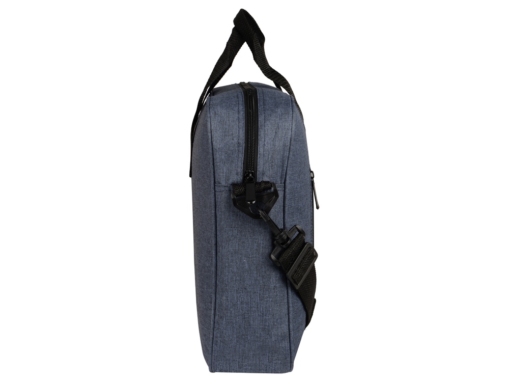 Сумка для ноутбука Wing с вертикальным наружным карманом, синий