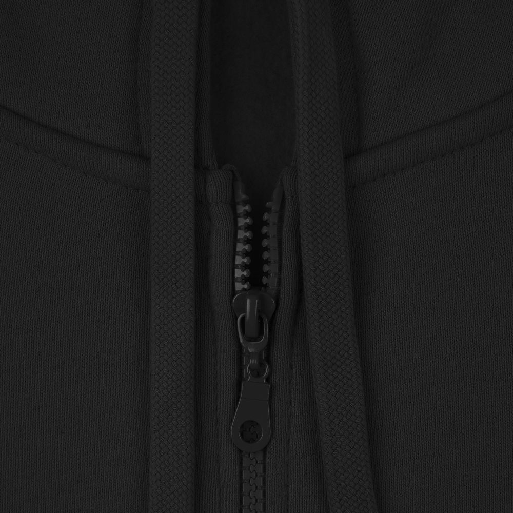 Толстовка на молнии с капюшоном Siverga Heavy 2.0, черная, размер 4XL