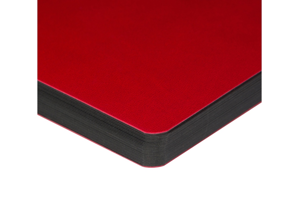 Скетчбук Sketch & Art в мягком переплете 140х210 мм, 100 л. черной бумаги 100 гр., красный