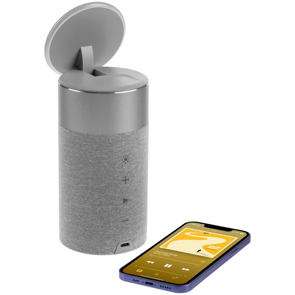 Колонка c беспроводной зарядкой и подсветкой Charge House