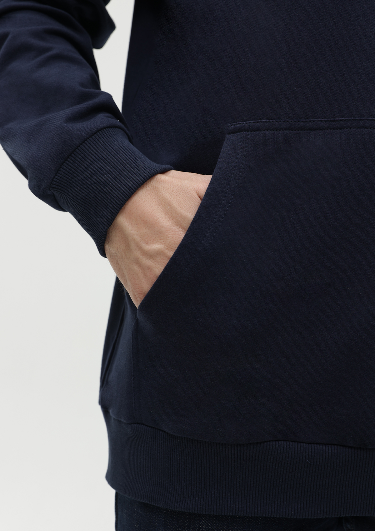 Худи унисекс STAN футер без начёса 260, 23, Тёмно-синий,  (46)  (42/XXS)