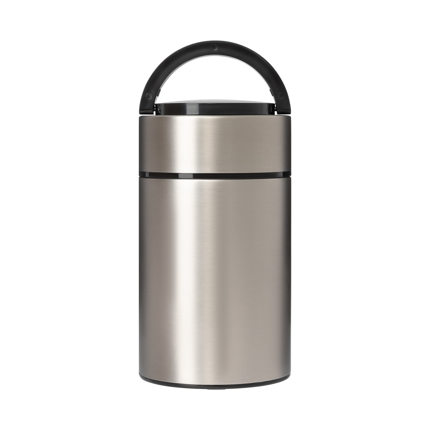 Термос для еды Бенто (Bento), серебряный фото на сайте Print Logo.