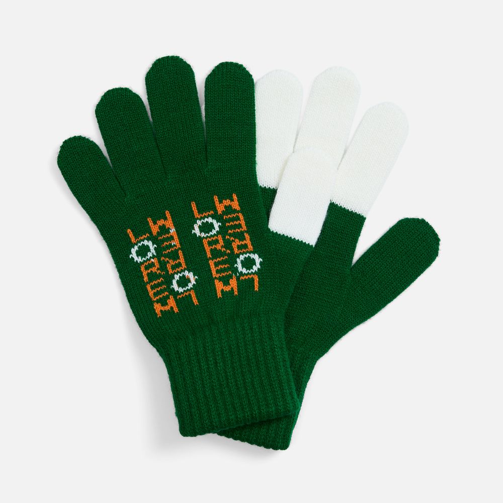 Перчатки вязаные Guanti на заказ, акрил, размер S/M