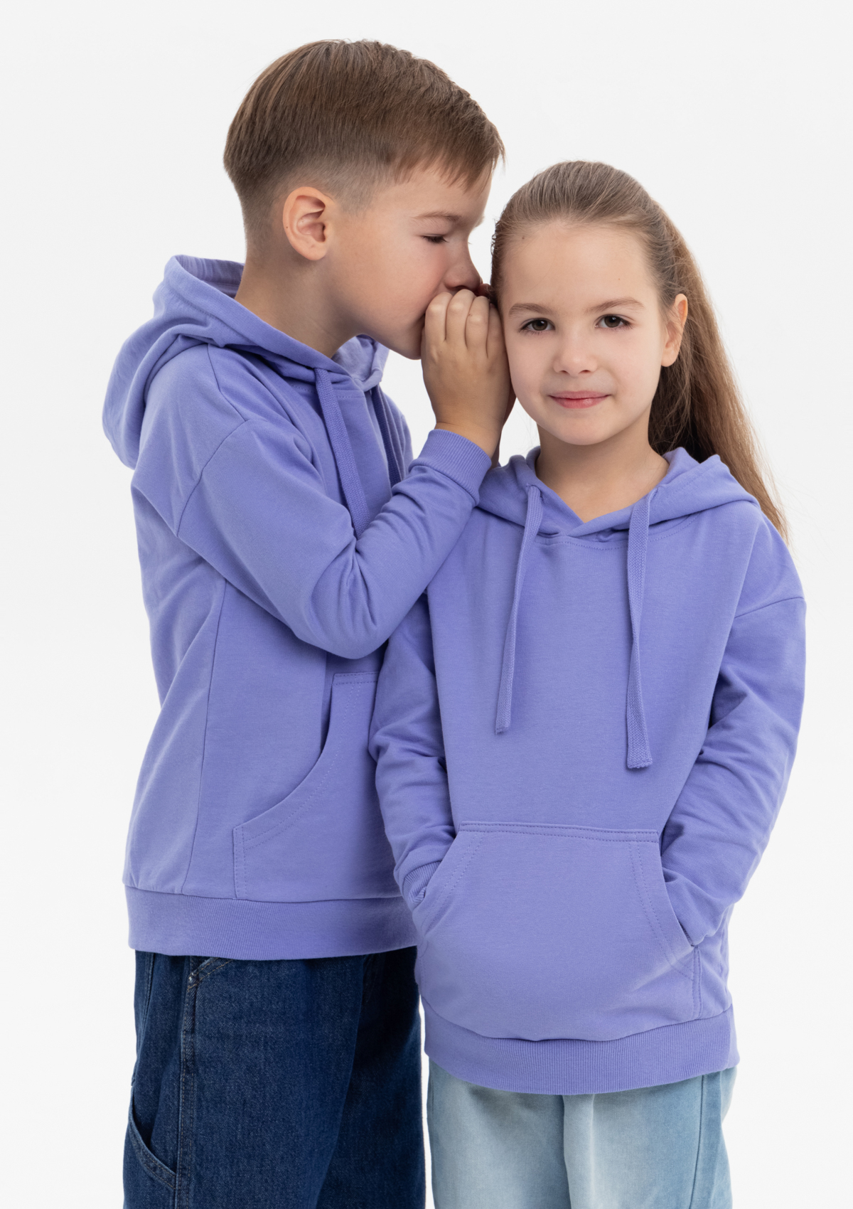 Худи детское STAN футер без начеса 260, 23J, Сливовый,  (95)  (10/10 лет)