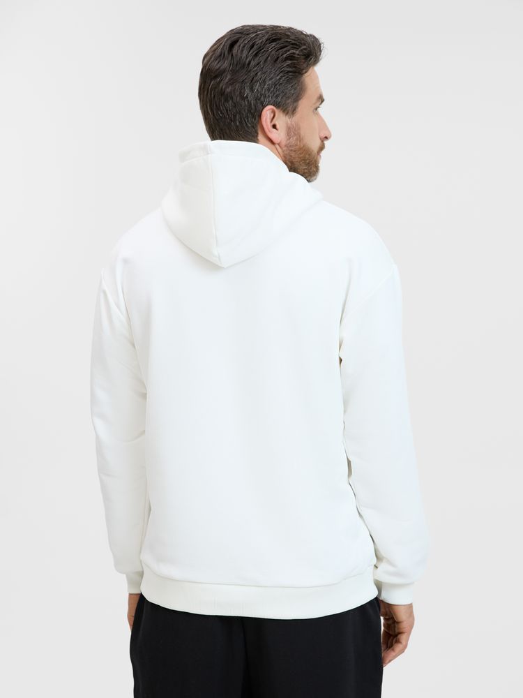 Худи унисекс оверсайз Songo, молочно-белое, размер 3XL/4XL