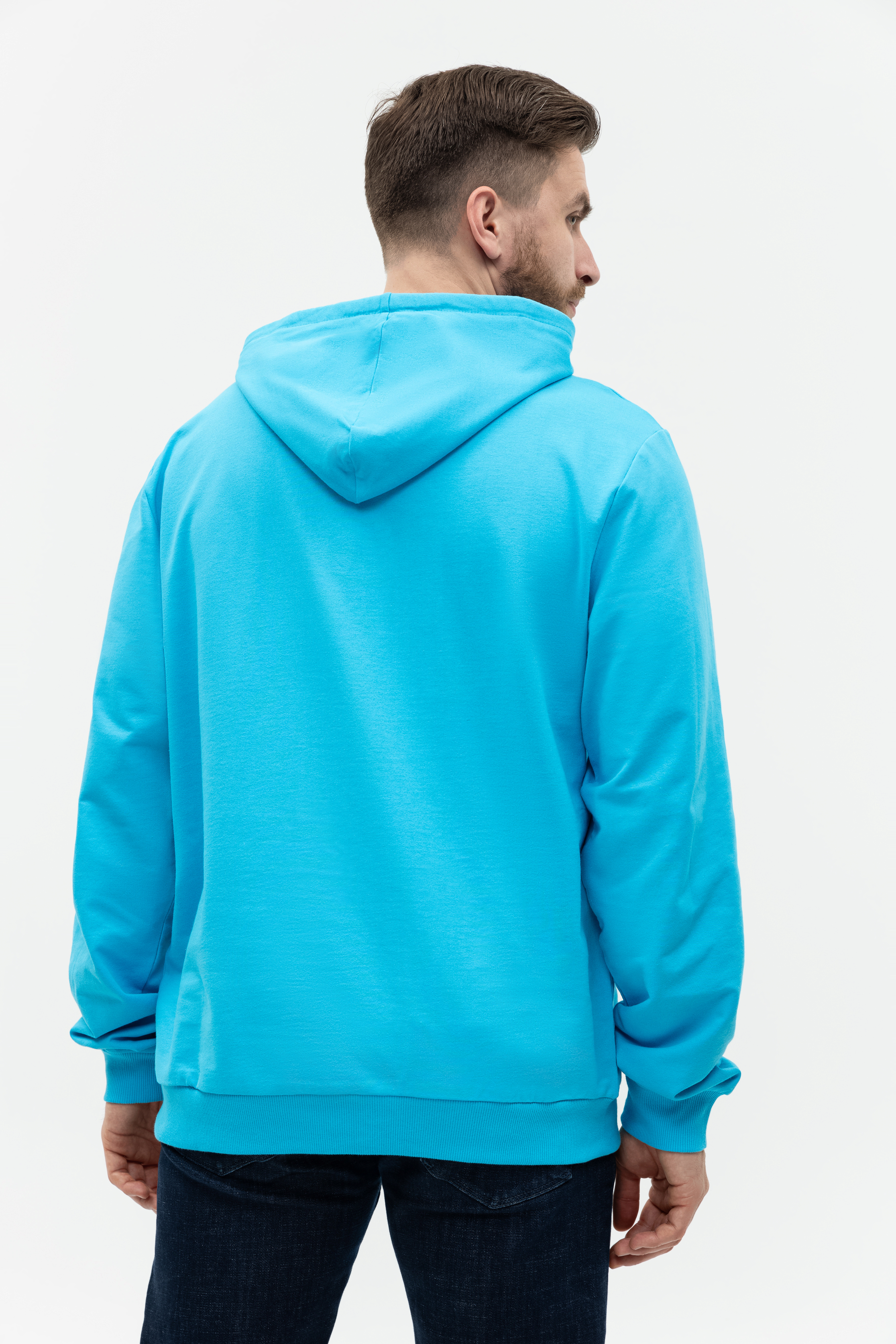 Худи унисекс STAN футер без начёса 260, 23, Бирюзовый,  (32)  (50/L)