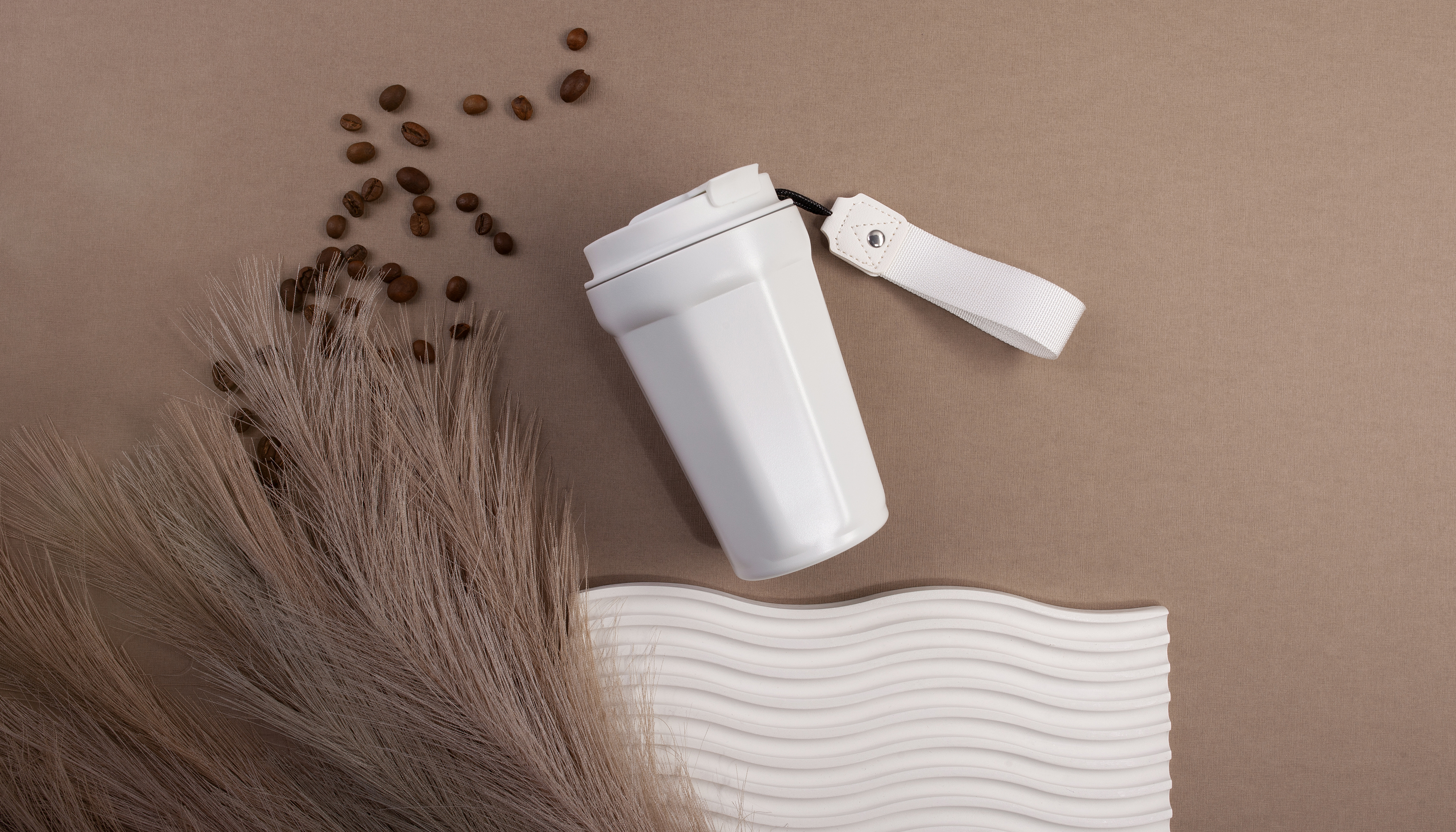 Термостакан "Legend" 390 мл с индикацией температуры, черный