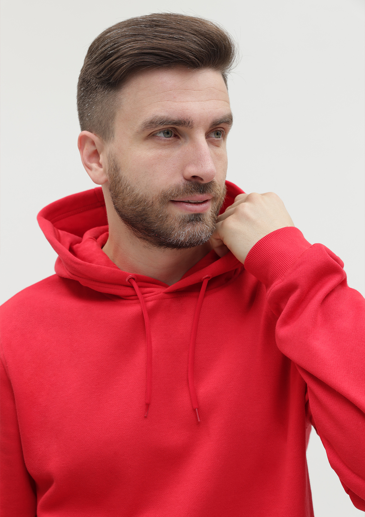 Худи унисекс STAN футер с начёсом 260, 20, Красный,  (14)  (44/XS)