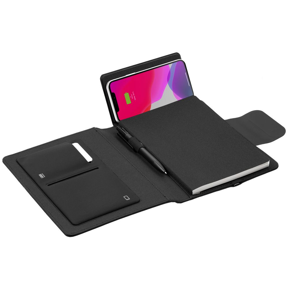 Органайзер Midstream, с блокнотом и аккумулятором фото на сайте Print Logo.