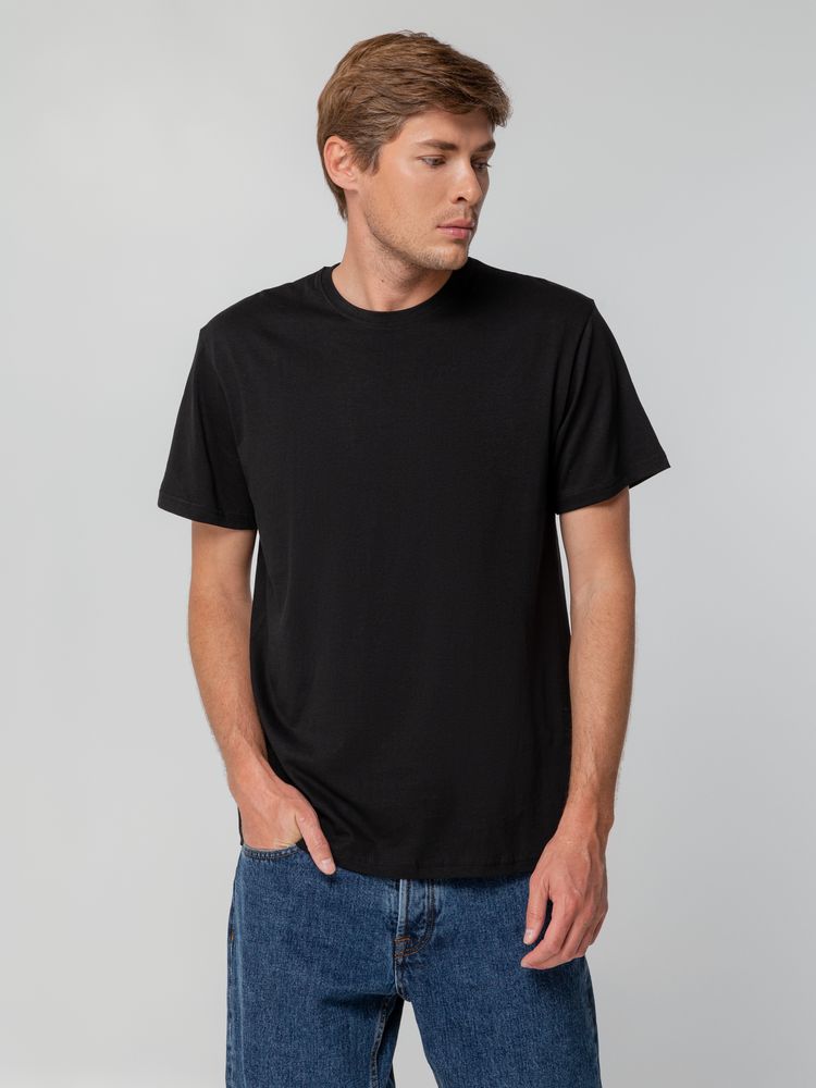 Футболка унисекс T-bolka 140, черная, размер 4XL