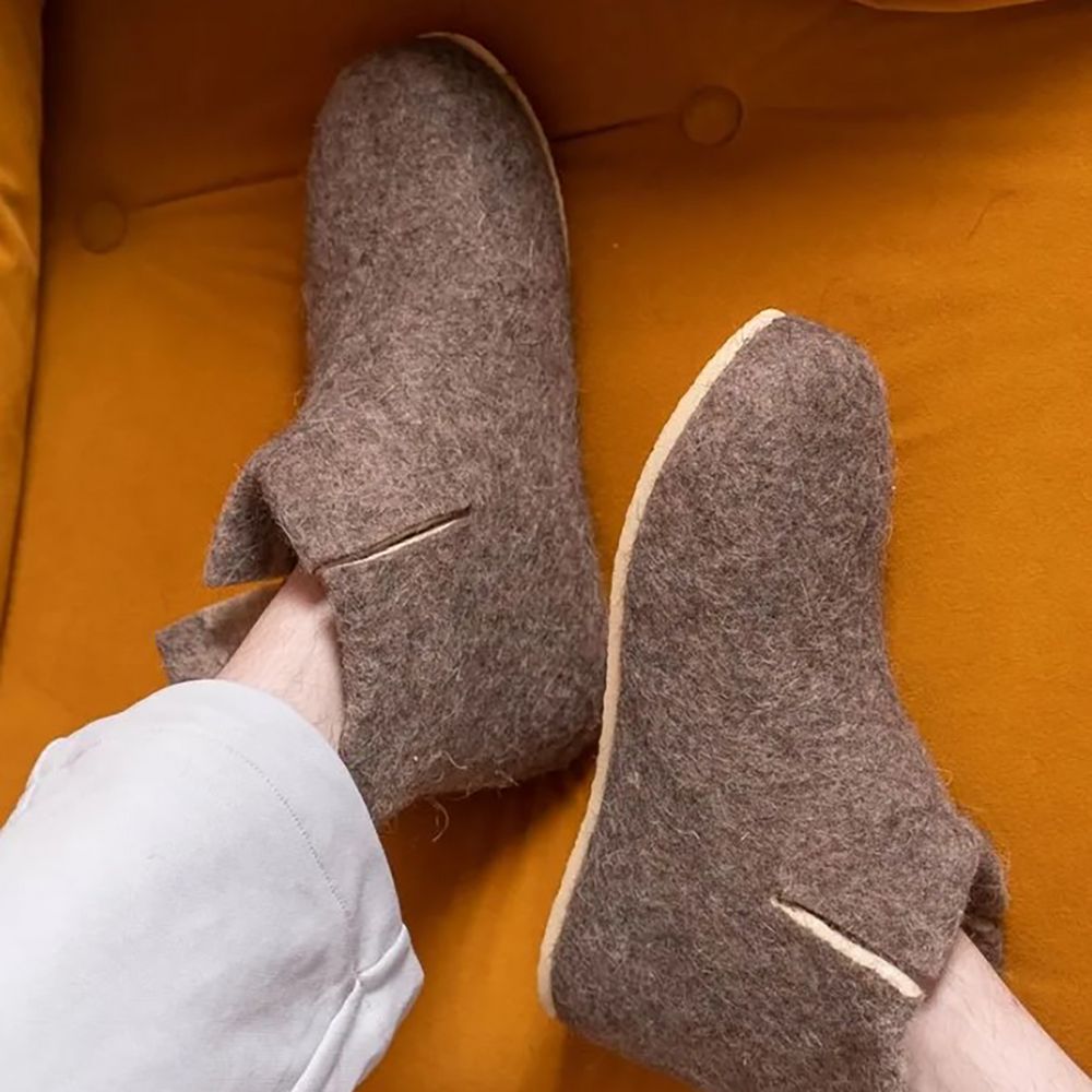 Домашние валенки Wild, натуральные, размер 42