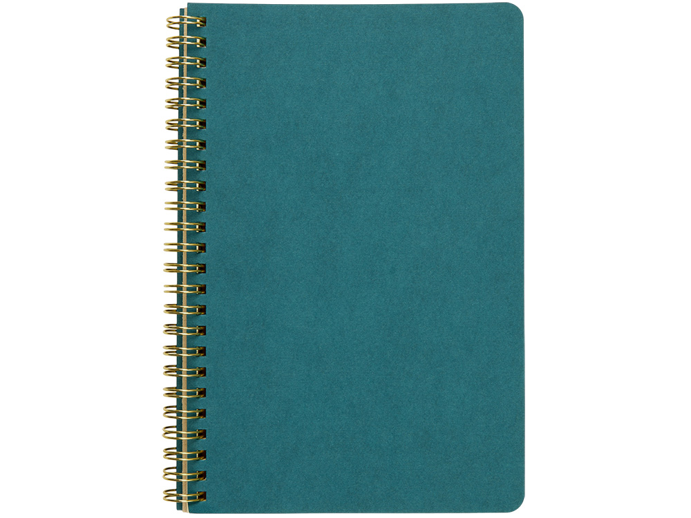 Бизнес тетрадь на гребне А5 Pragmatic, 60 листов в клетку, карибский синий