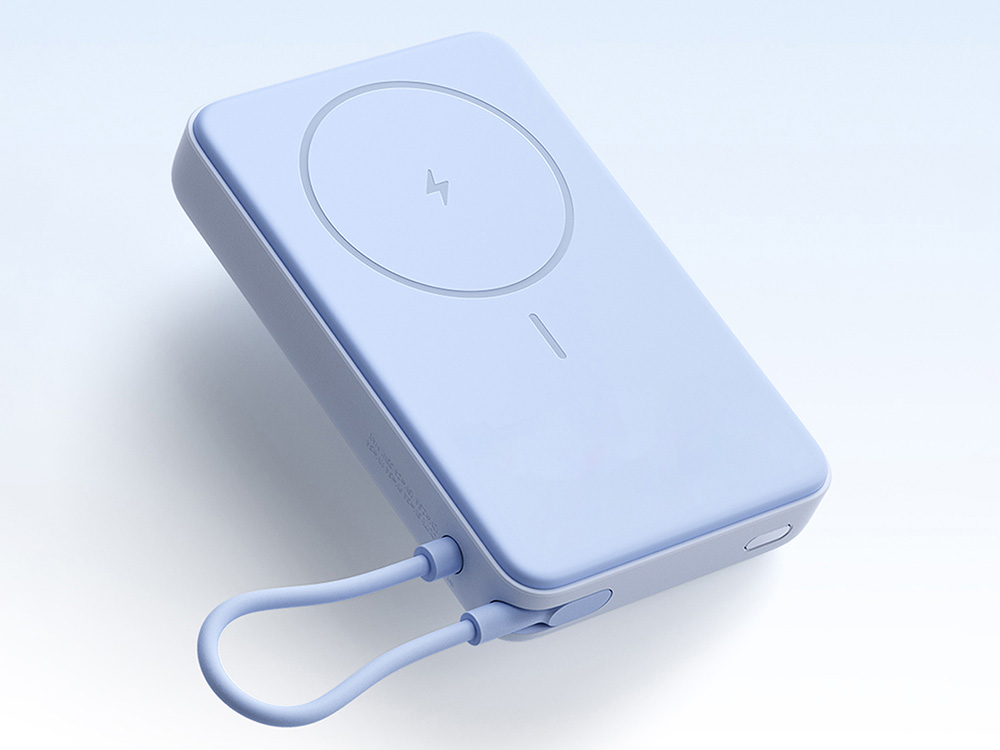 Внешний аккумулятор Xiaomi Magnetic Power Bank 10000 with Built-in Stand Blue