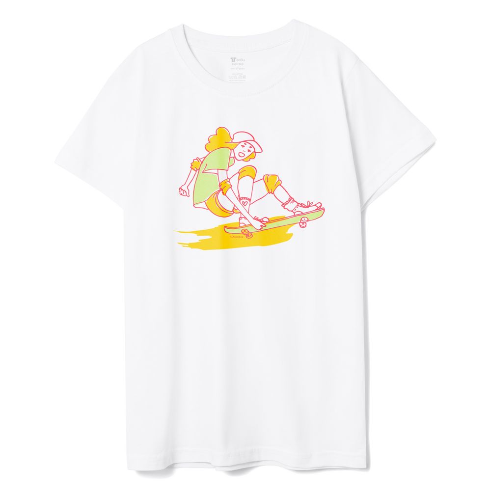 Футболка детская Skateboard с логотипом CoolColor | Print Logo
